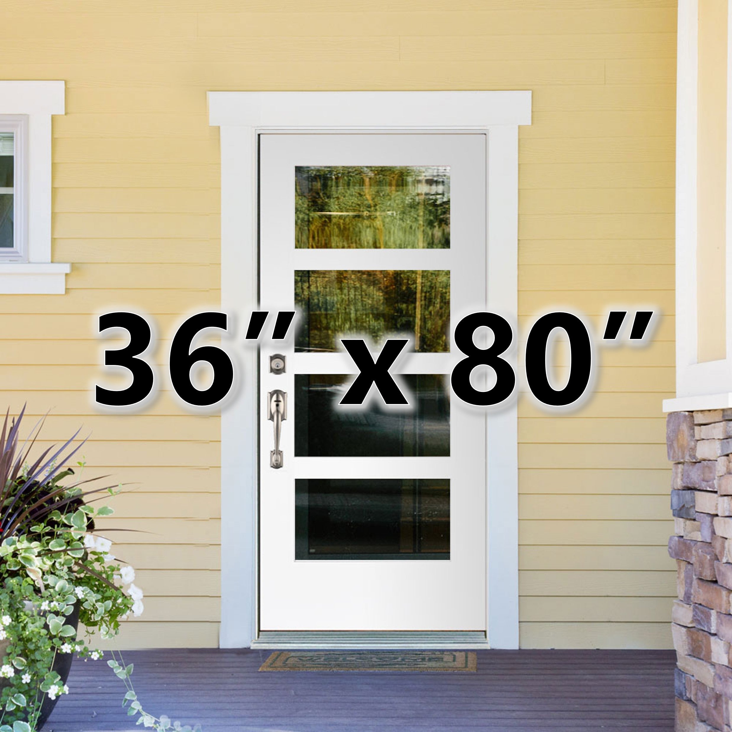 36" x 80"