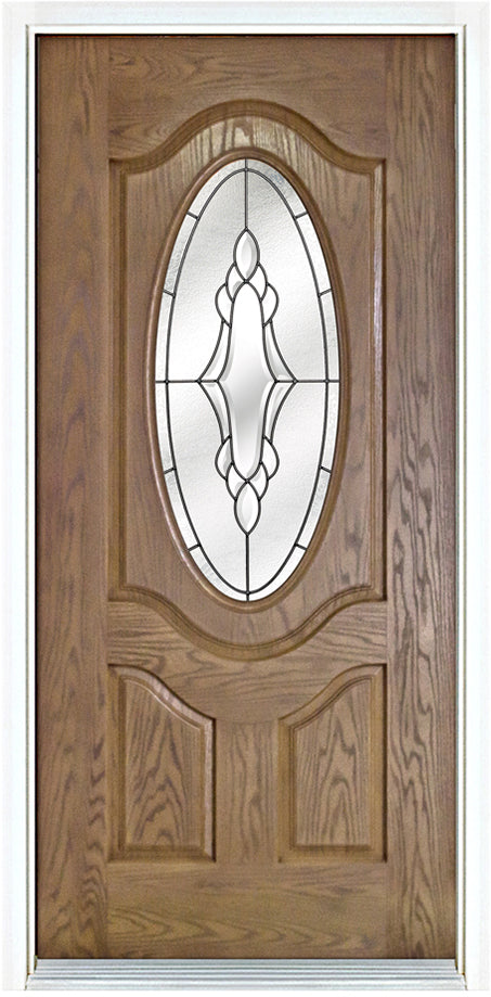 3/4 Oval Lite Entry Door