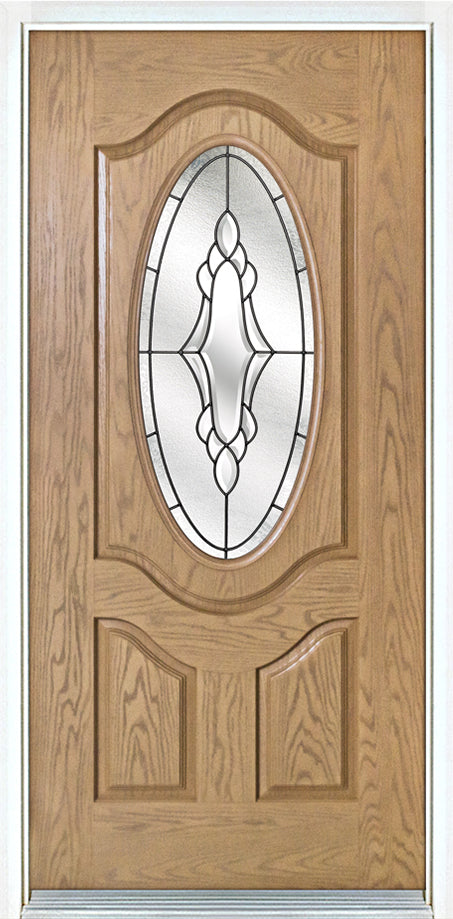 3/4 Oval Lite Entry Door