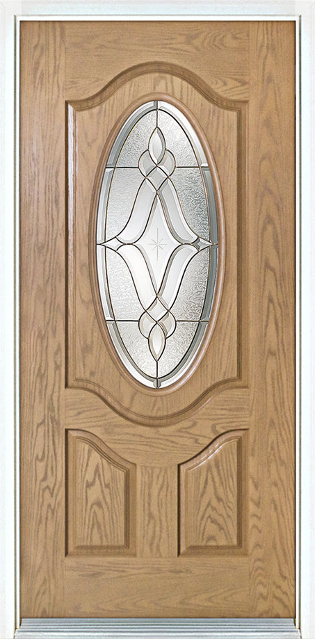3/4 Oval Lite Entry Door
