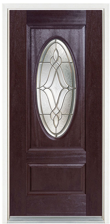 Prestige Oval Lite Entry Door