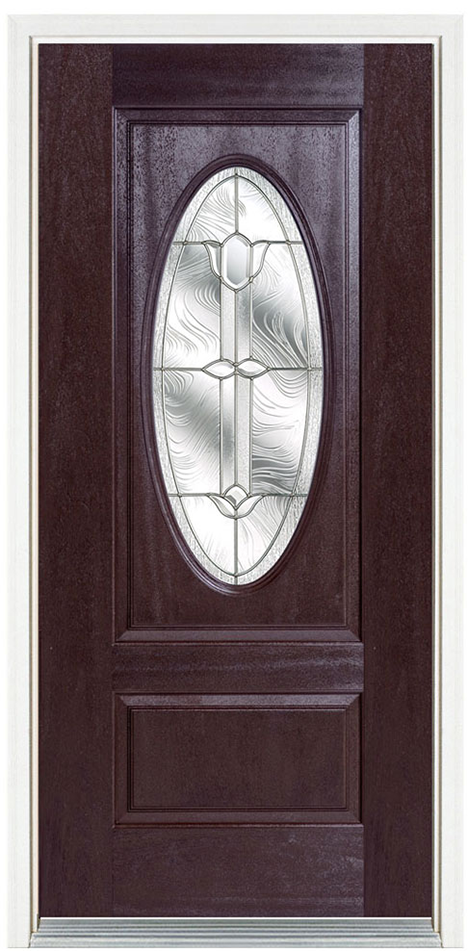 Prestige Oval Lite Entry Door