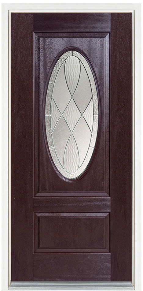 Prestige Oval Lite Entry Door