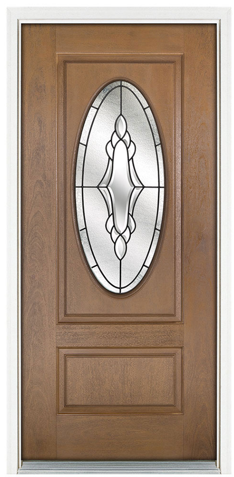 Prestige Oval Lite Entry Door