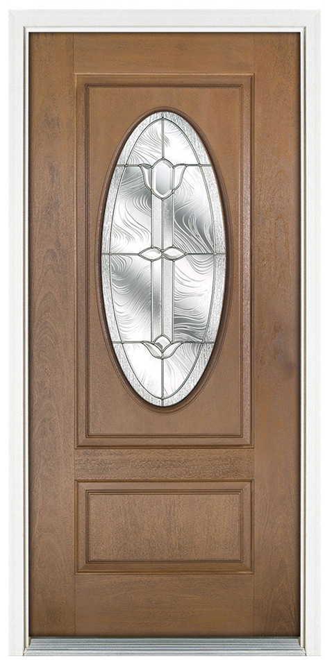 Prestige Oval Lite Entry Door