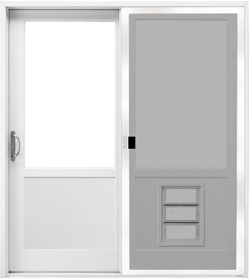 Shaker Gliding 2/3 Lite Patio Door